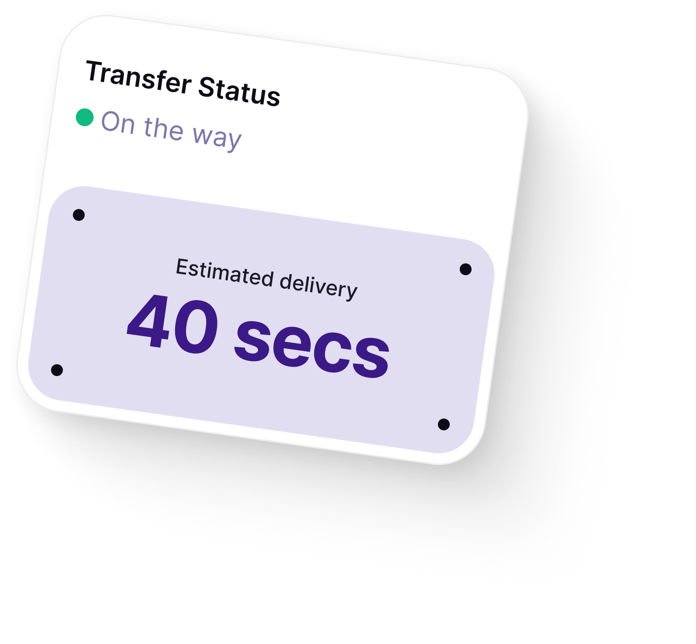 Transfer status